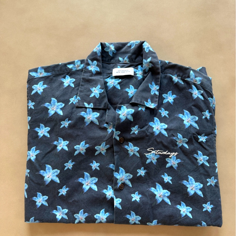 Saturdays NYC Camp collar Shirt